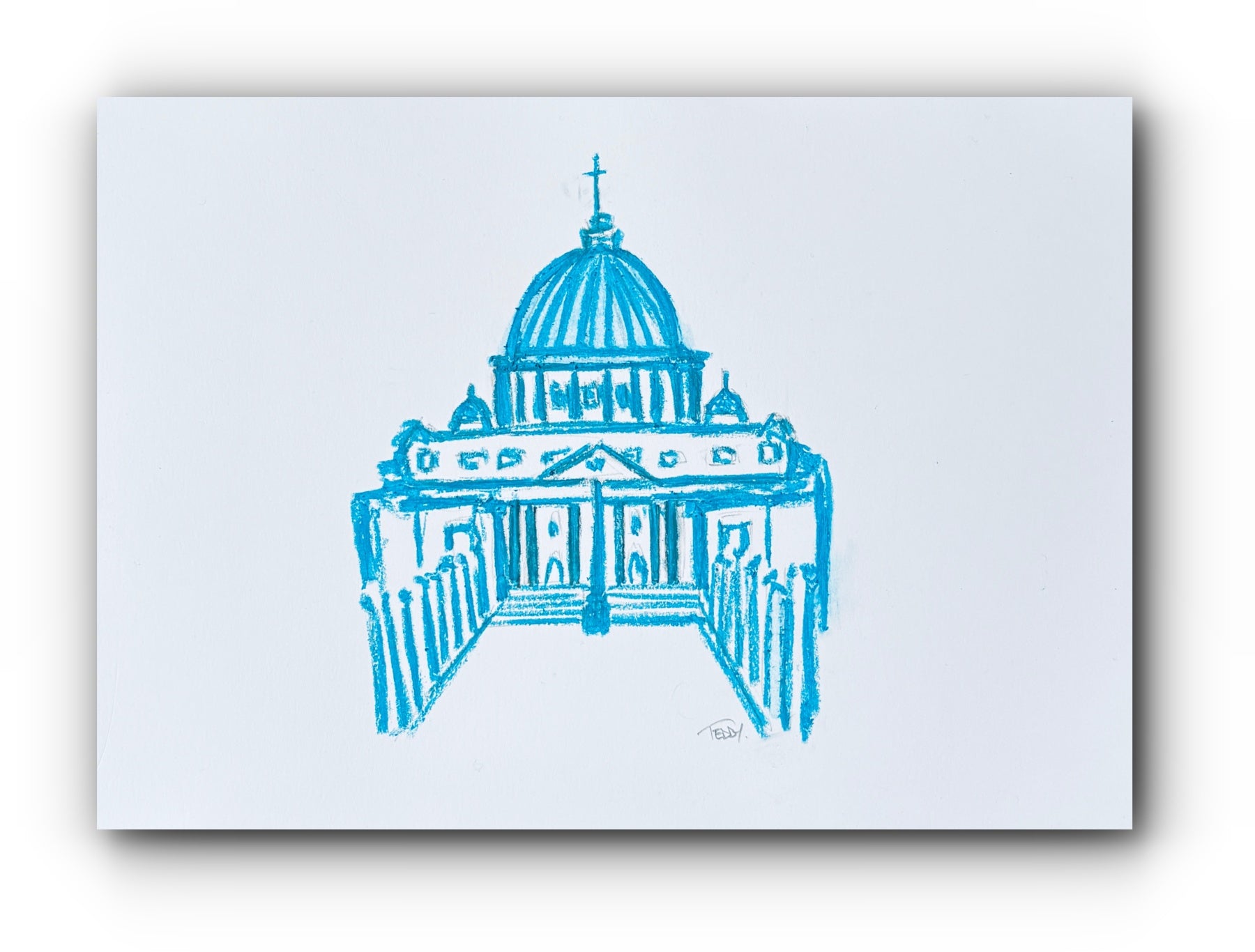 A2 Limited Edition Print - St Peter’s Basilica, Vatican City, Rome, Italy