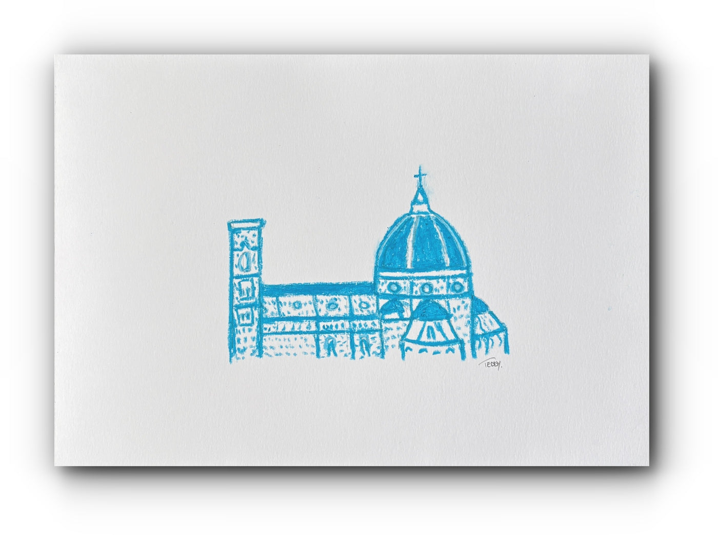 Santa Maria del Fiore, Florence by Teddy McDonald a edition of 5 print 